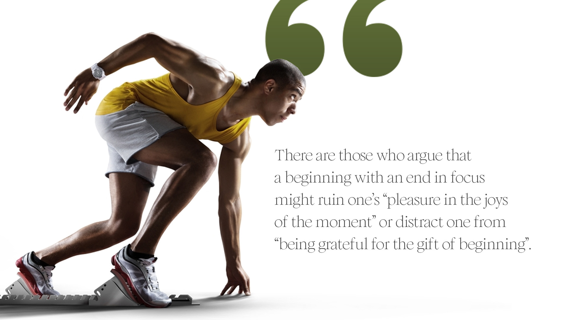 The Gift of Beginning with the End in Focus